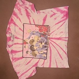 Graphic Anime tie-dye shirt